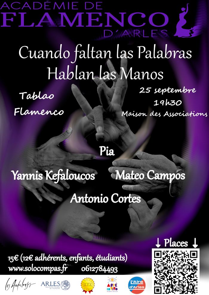 Affiche — Cuando faltan las palabras, hablan las manos