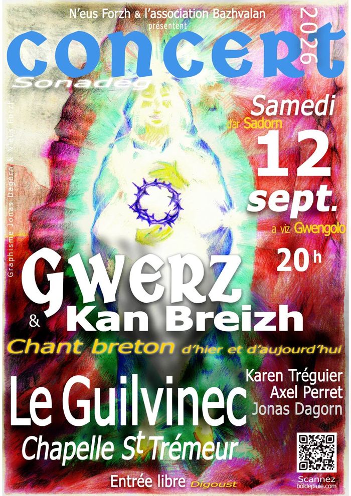 Affiche — Gwerz & kan Breizh, Chant de Bretagne d'hier et d'aujourd'hui