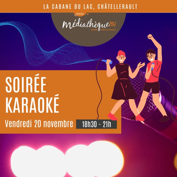 Affiche — Soirée karaoké