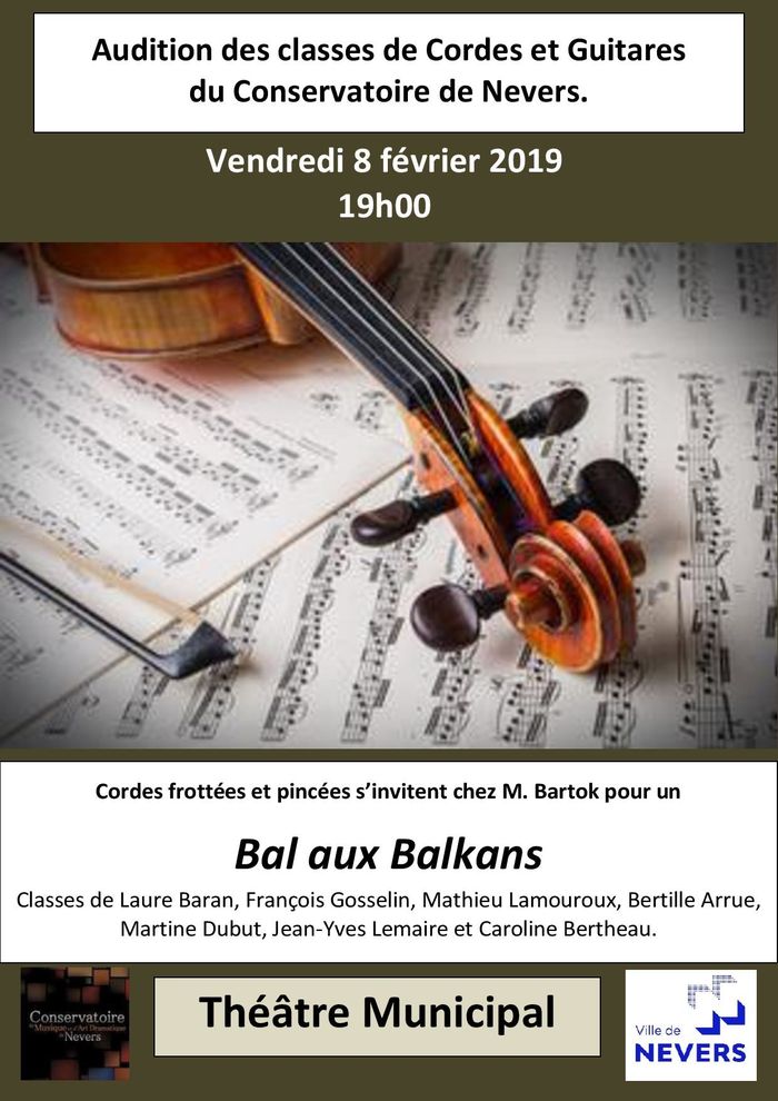 Audition des classes de Cordes et Guitares