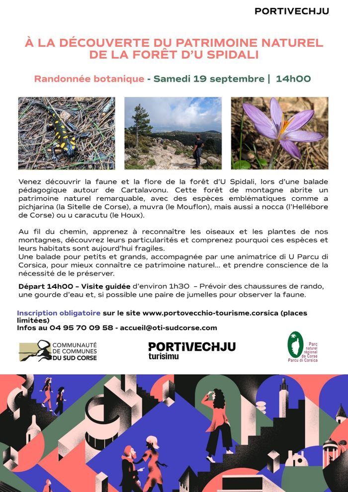 A LA DECOUVERTE DU PATRIMOINE NATUREL DE LA FORET D'U SPIDALI