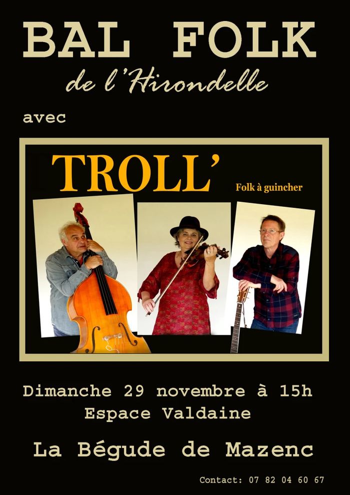 Affiche — le grand bal de l'Hirondelle