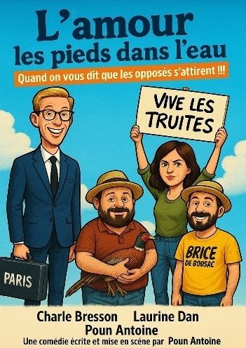 Comédie - L'amour les pieds dans l'eau