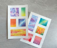 Aquarelle abstraite - par Ô P'tits Coins