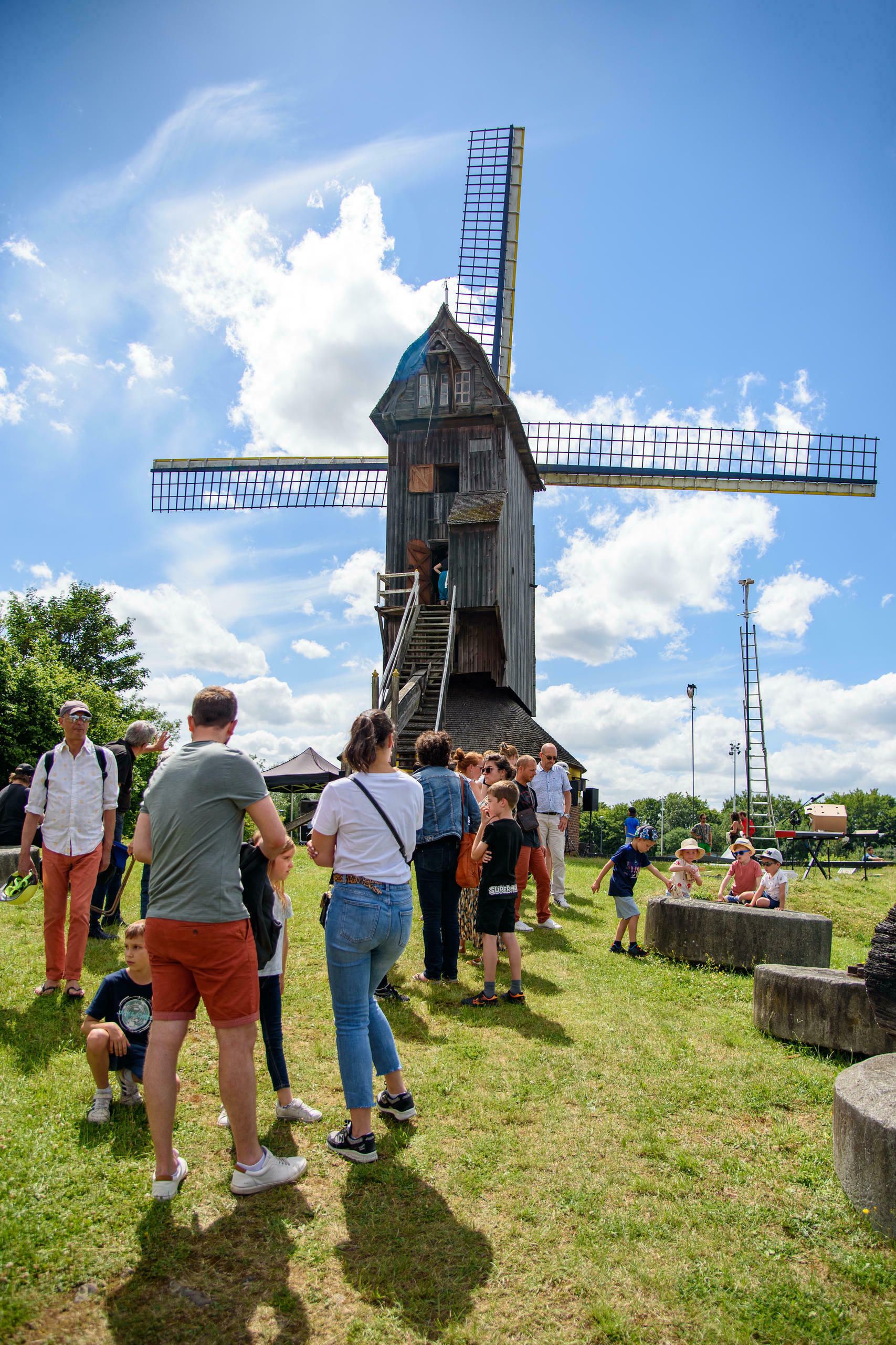 Visite des moulins et atelier pendant les vacances