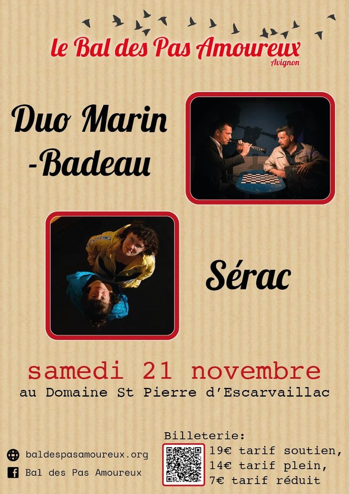 Bal folk a Escarvaillac avec Duo Marin-Badeau et Sérac