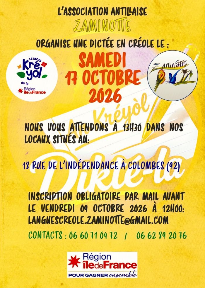 Guadeloupean and Martinican Creole Dictation (Maké kréyol)