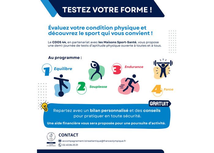 Testez votre forme ! - pour les 60 ans et plus