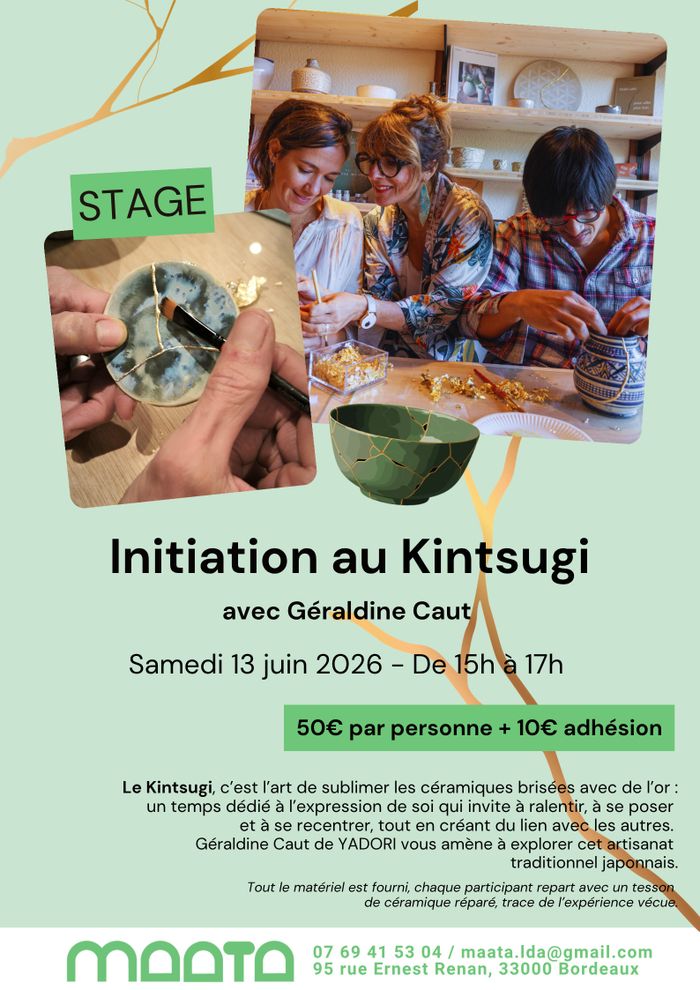 Stage Kintsugi à la MAATA