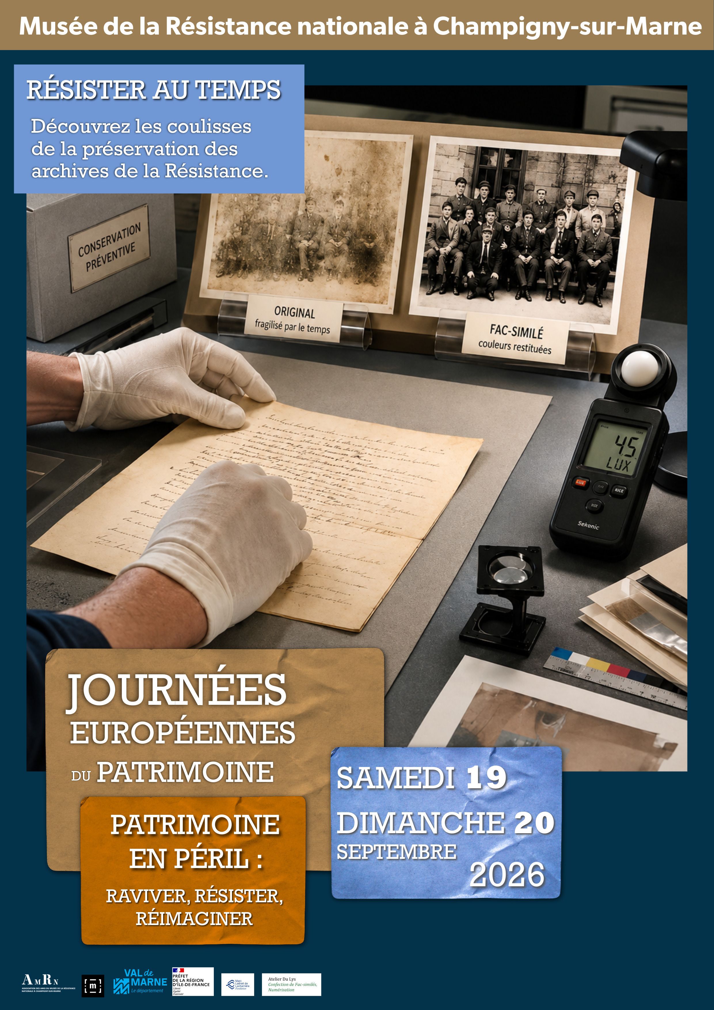 Résister au temps : découvrez les coulisses de la préservation des archives de la Résistance - Conférence