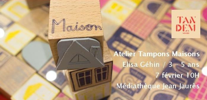 Atelier "Maisons Tampons" pour les 3-5 ans