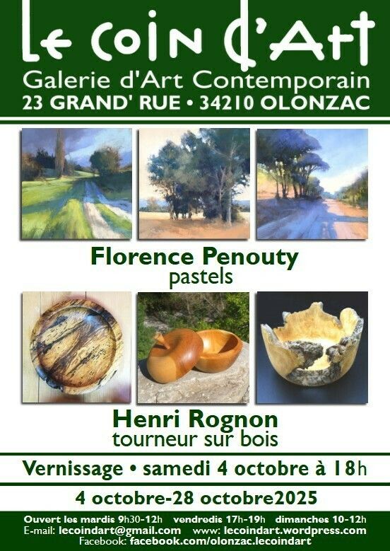 Expo de pastels & tourneur sur bois