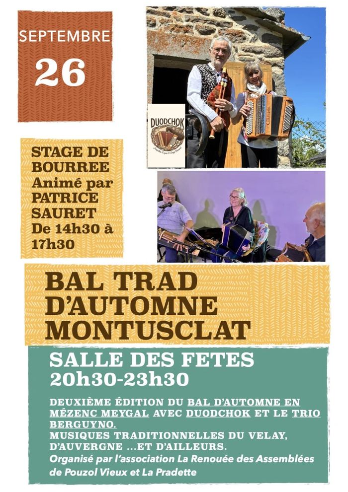 Affiche — Bal traditionnel d'automne