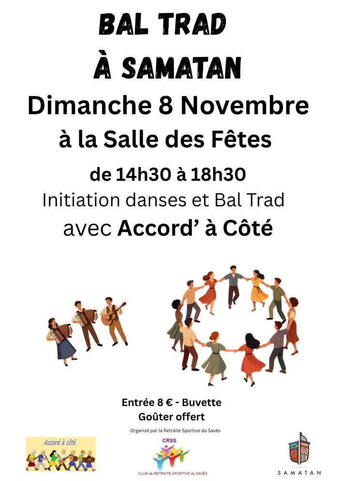 Affiche — Bal Trad à Samatan