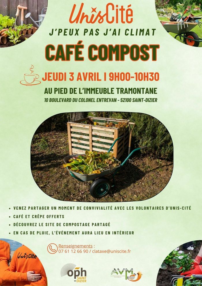 Café compost – J’peux pas j’ai climat
