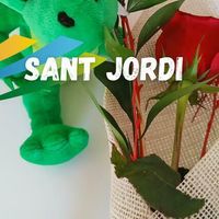 Sant Jordi à Prades - Livres, roses, xicolatada