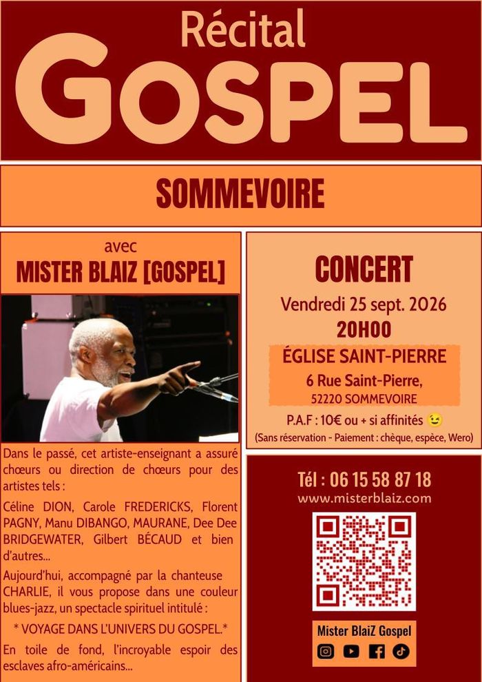 Affiche — Concert gospel