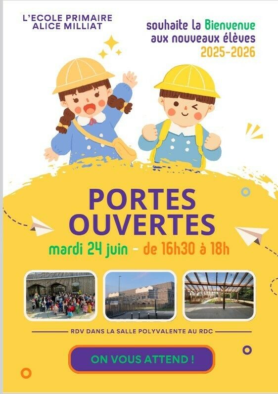 Portes-ouvertes de l'école primaire Alice Milliat