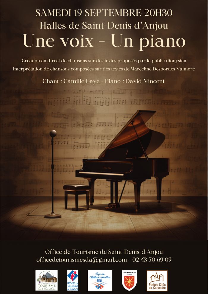 Affiche — Concert 1 voix-1 piano