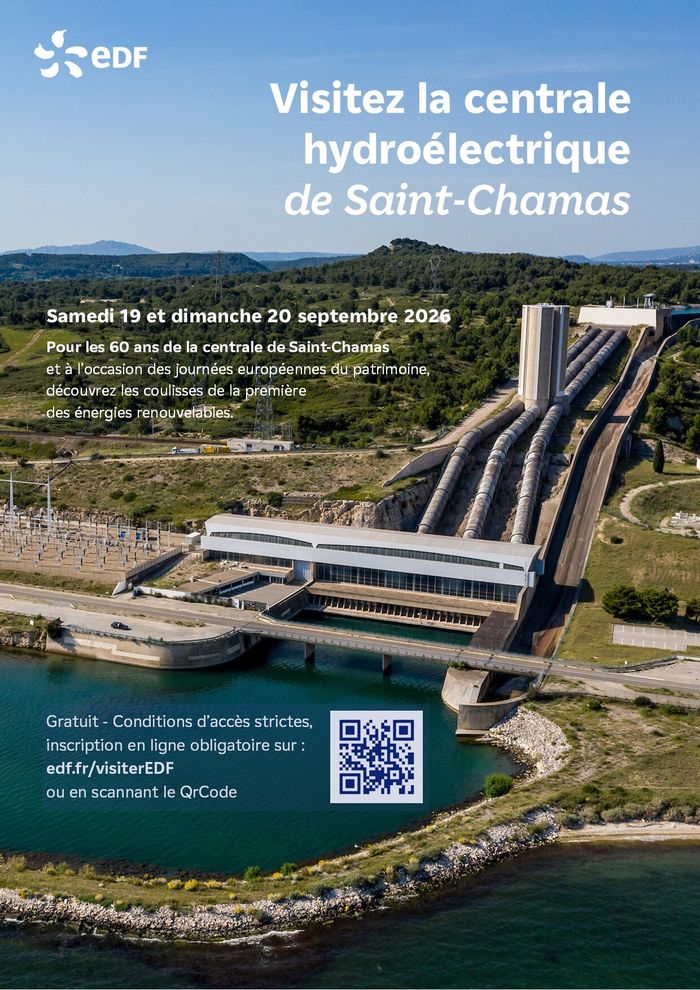 Visitez la centrale hydroélectrique de Saint-Chamas
