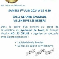 Concert du groupe vocal "Ho les Coeurs"