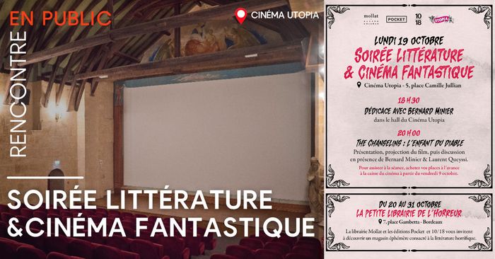 Soirée Littérature et Cinéma Fantastique !