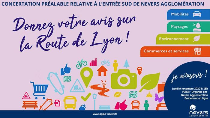 Poursuite de la concertation préalable relative à l’Entrée Sud de l’Agglomération