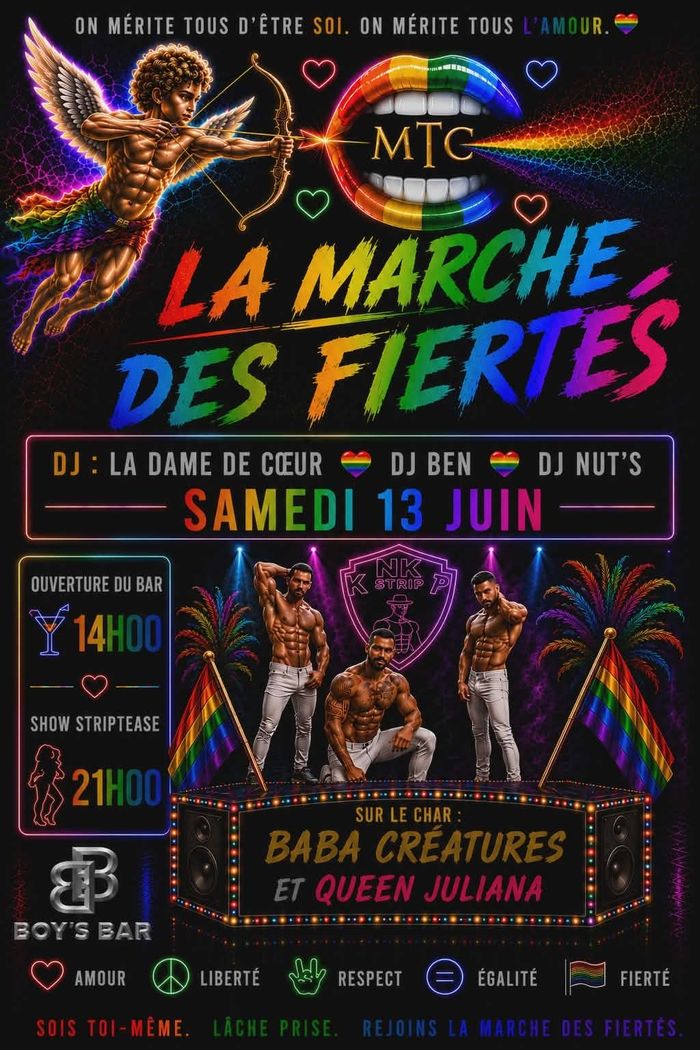 Marche des fiertés au Montécito