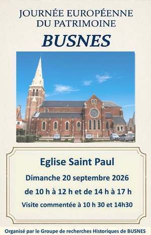 Visite libre de l’Église de Busnes