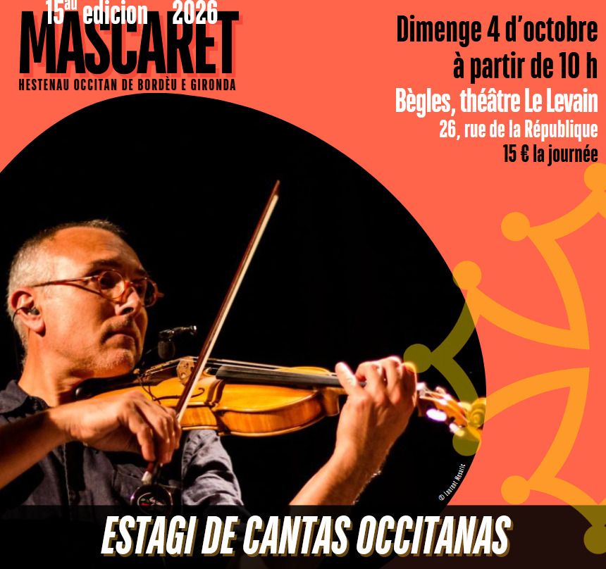 Stage de chant occitan avec Olivier Sirgue