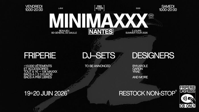 Minimaxxx : Friperie, DJ sets, Designers