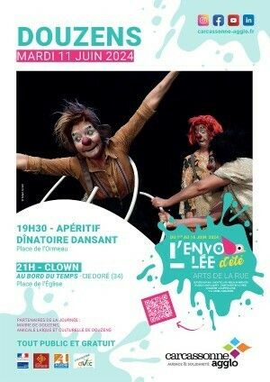 L'envolée d'été: Apéro dinatoire dansant +cirque