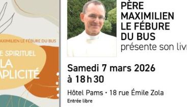 Père Maximilien le Fébure du Bus présente son livre "Eloge Spirituel de la Simplicité"