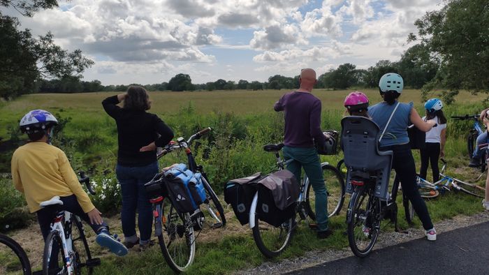 Visite guidée à vélo dans les marais de Couëron