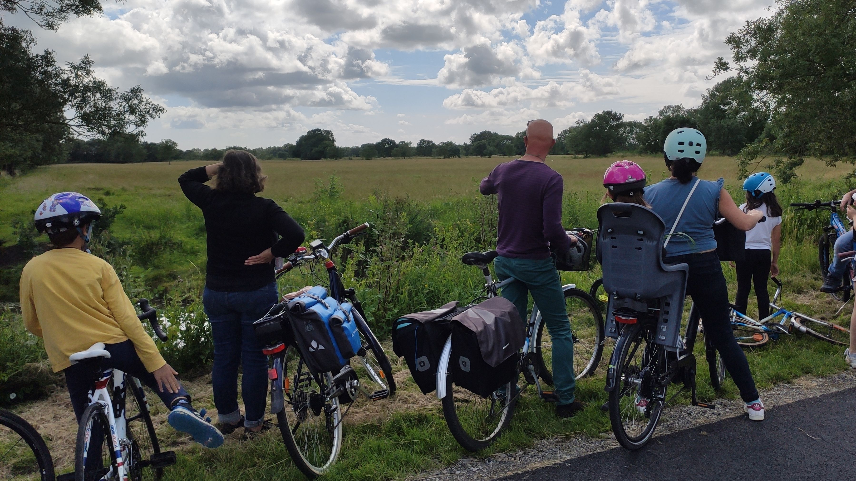 Visite guidée à vélo dans les marais de Couëron