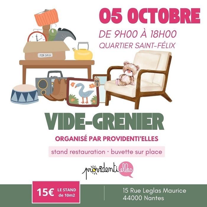 Vide-grenier solidaire de Providenti’elles