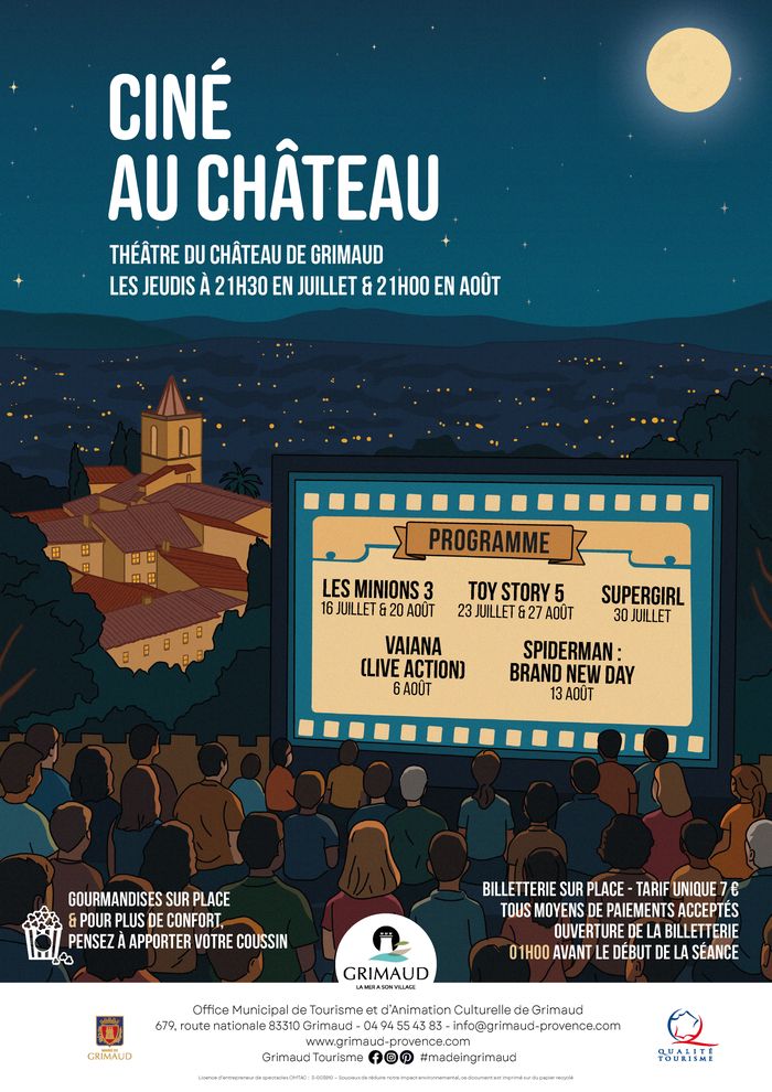 Ciné au Château de Grimaud