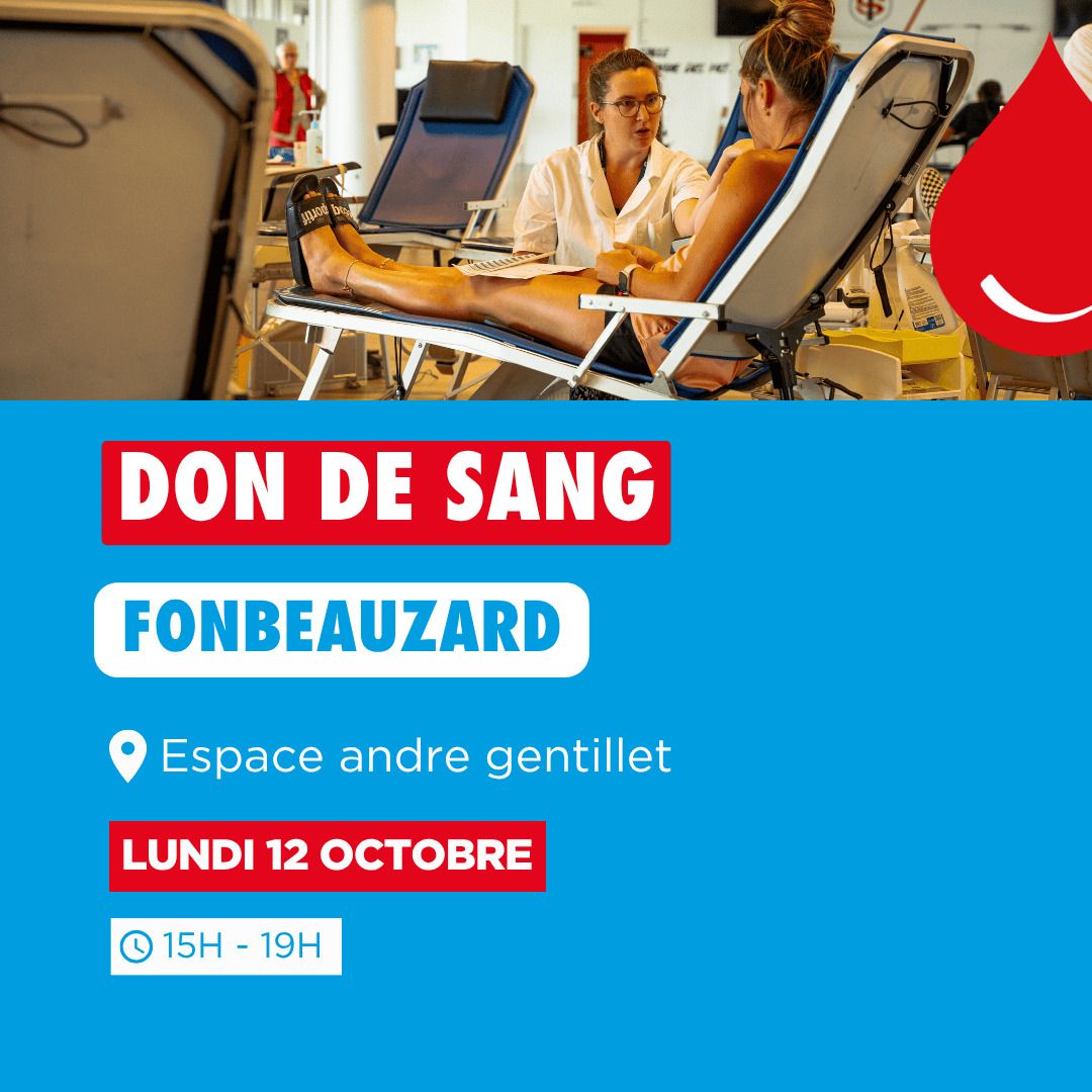 Don du sang à Fonbeauzard