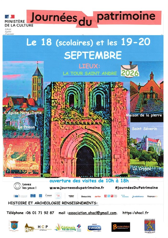Exposition et visite des monuments de château-Landon