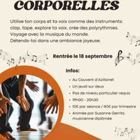 Le couvent : percussion corporelles