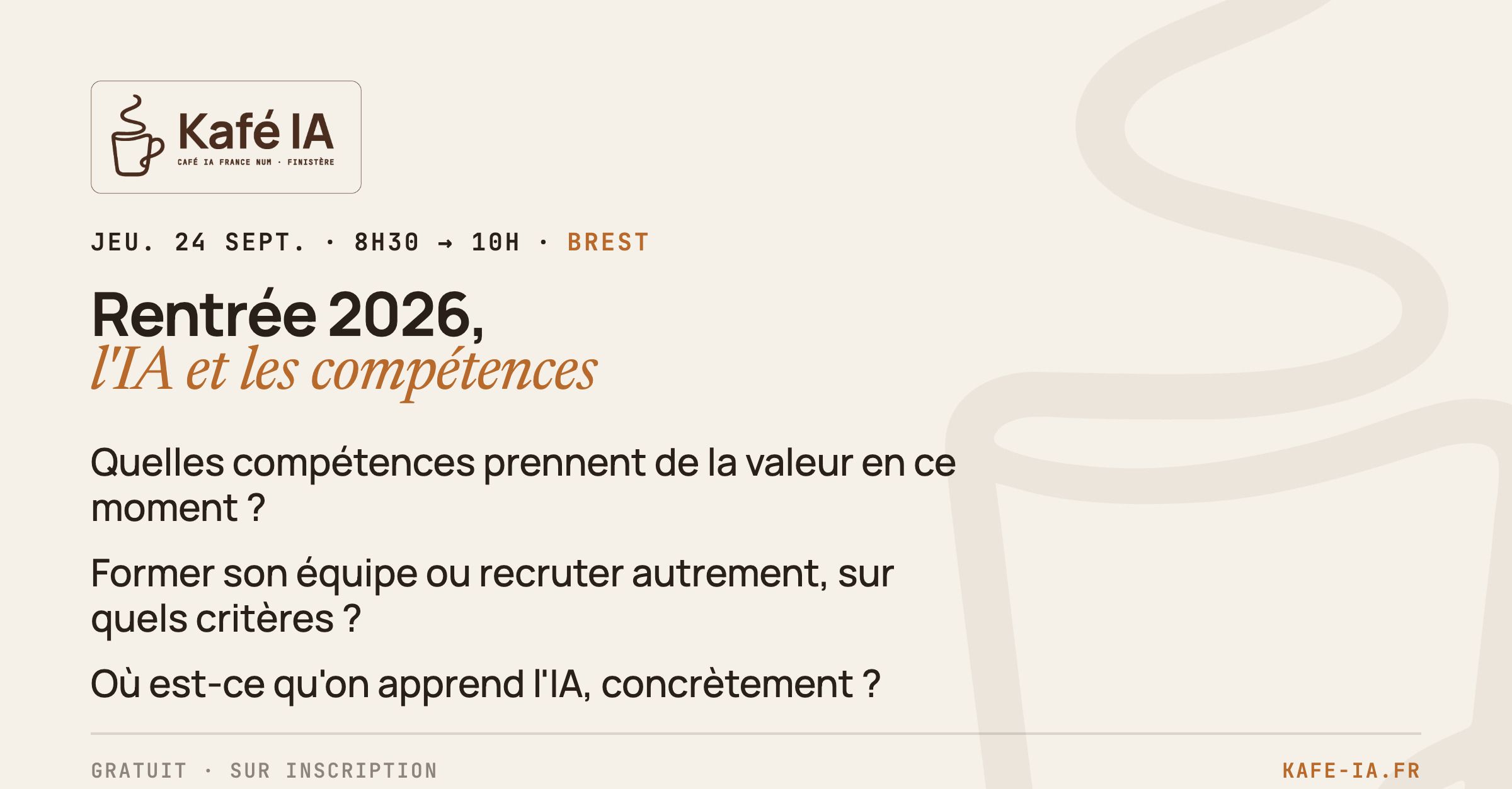 Kafé IA · L'IA et les compétences