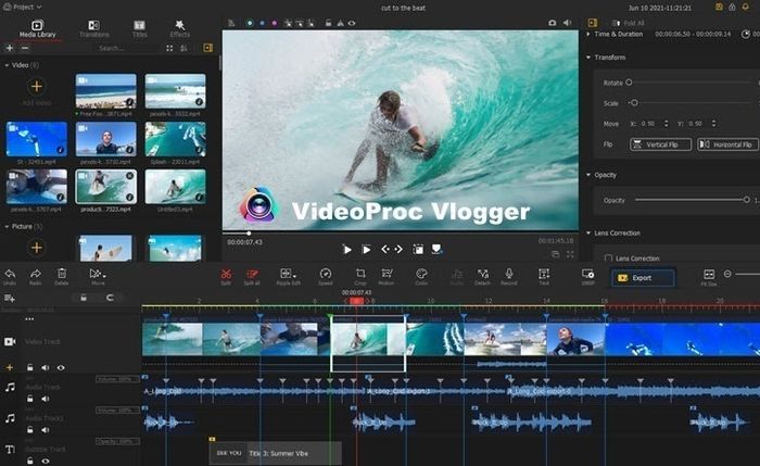 Réaliser un montage vidéo avec le logiciel VideoProc Vlogger (cycle de 2 séances 2/2)