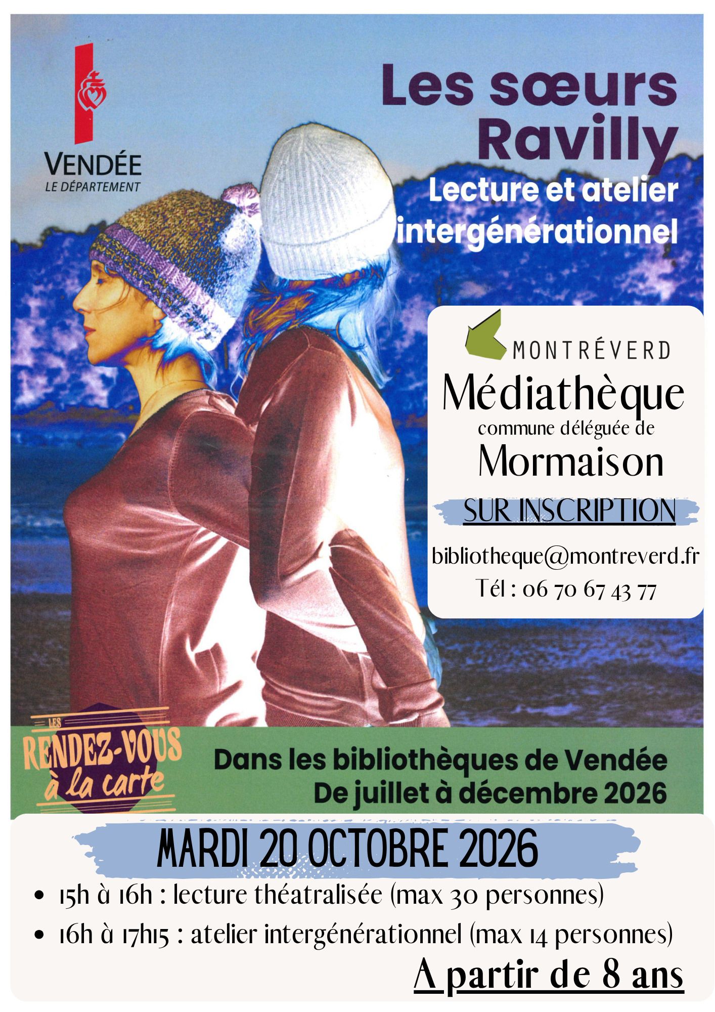 Les soeurs Ravilly, lecture et atelier intergénérationnel