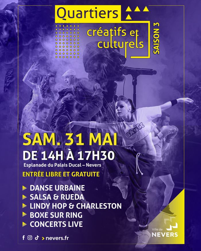 Quartiers Créatifs et Culturels Saison 3 - Stands et Animations 31.05.2025
