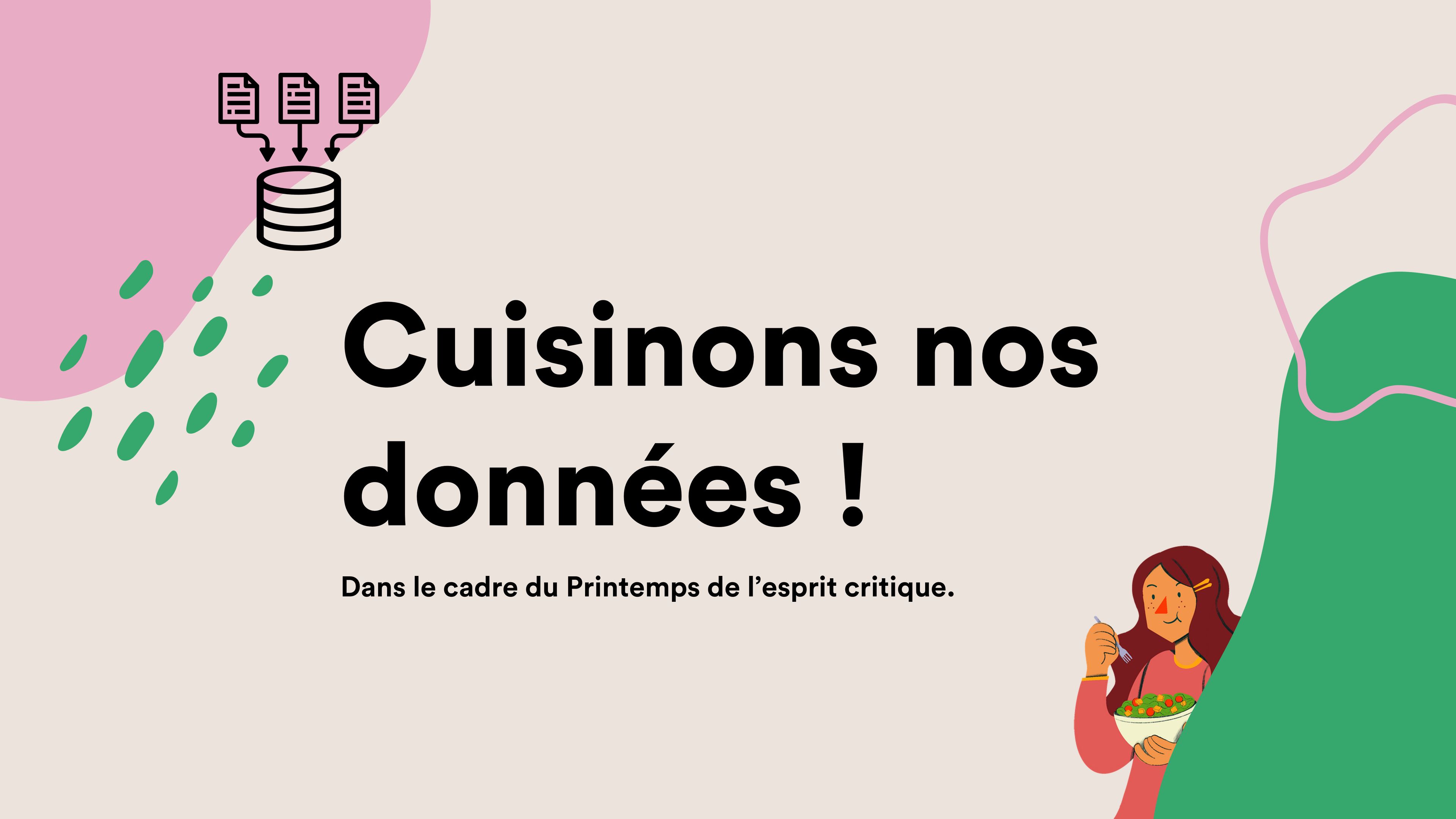 Cuisinons nos données !