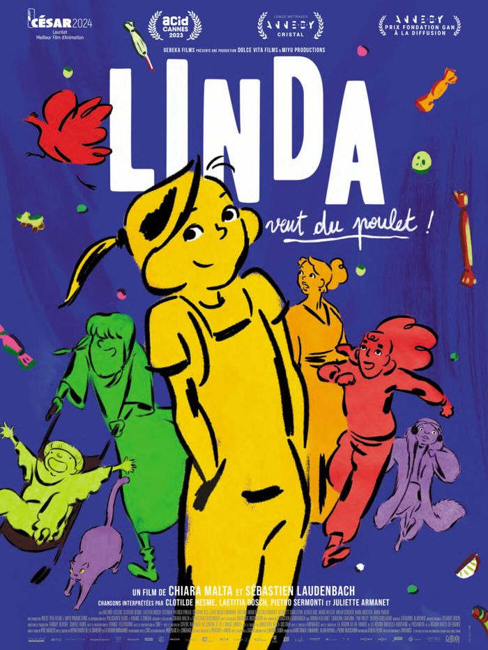LES ÉCHOS DE LA PETITE COMÉDIE ★ LINDA VEUT DU POULET! DE CHIARA MALTA ET SÉBASTIEN LAUDENBACH + CINÉ-ATELIER DOUBLAGE | 7+