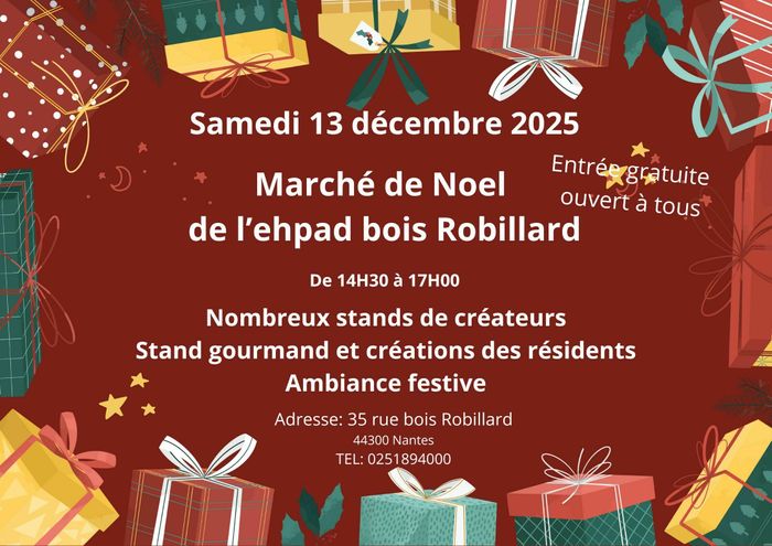 Marché de Noël de l'Ehpad Bois Robillard