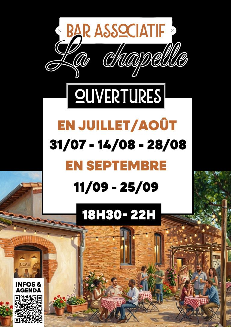 Saison estivale au bar associatif La Chapelle