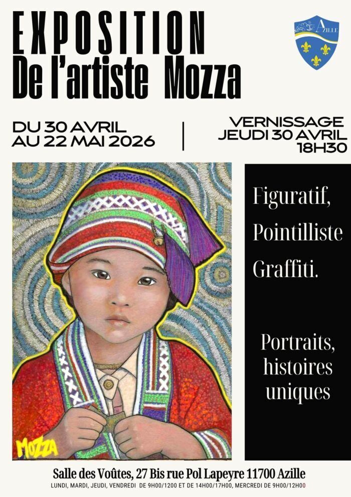 Exposition de Mozza "Street Tarot et Tarot d’Aude"