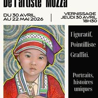 Exposition de Mozza "Street Tarot et Tarot d’Aude"